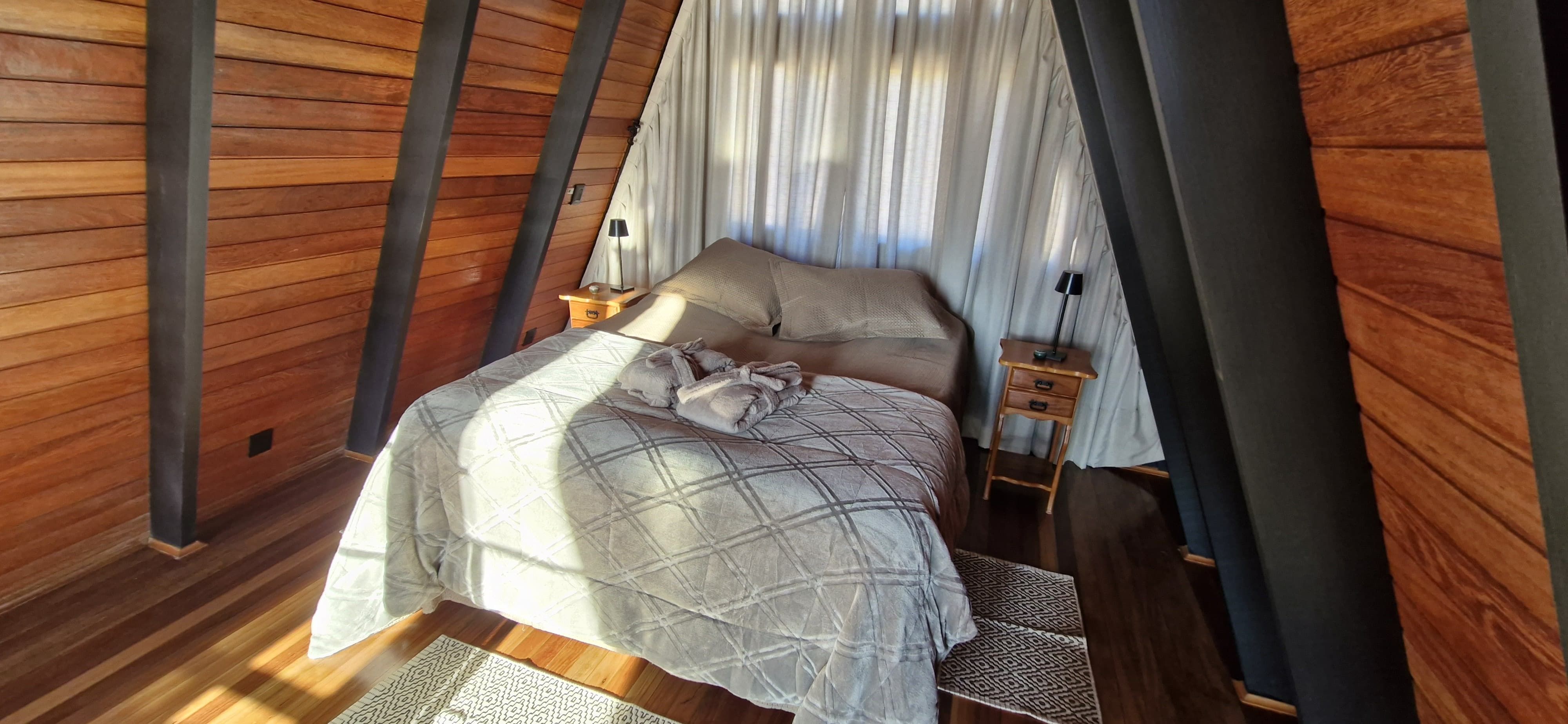 Quarto principal da Cabana Sol do Norte